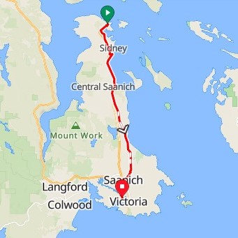 Swartz Bay to Victoria